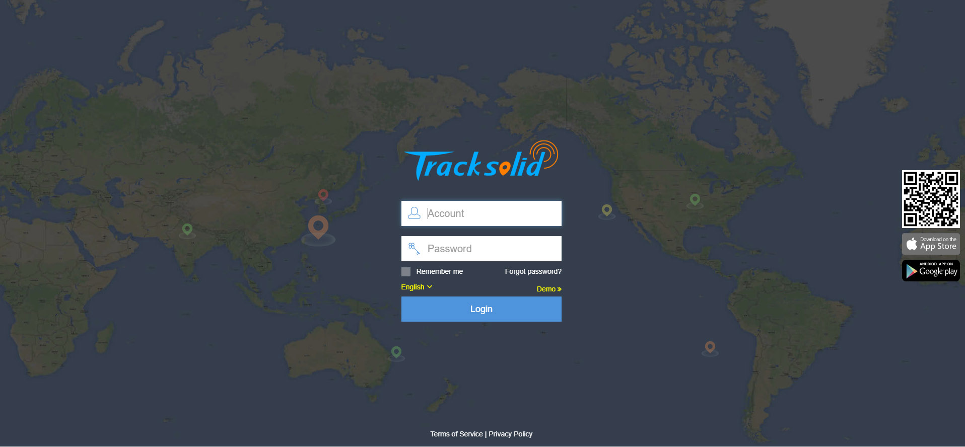 софтуер за приложение за GPS проследяване tracksolid