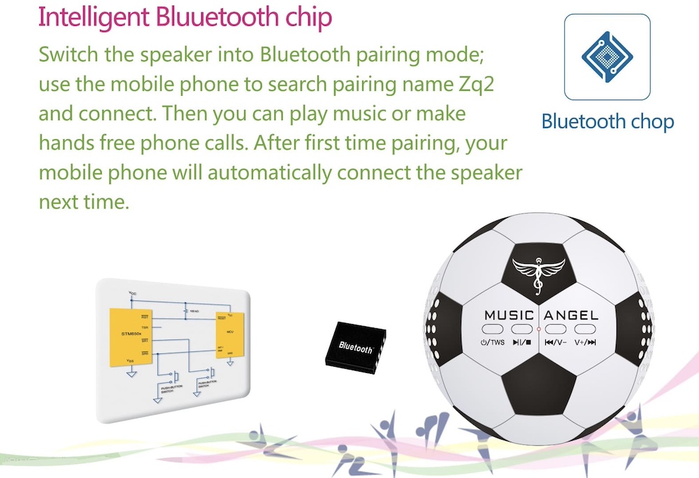bluetooth високоговорител за компютър топка за мобилен телефон